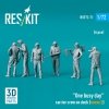 RESKIT RSF72-0071 One busy day carrier crew on deck (scene 2) (6 pcs) (3D Printed) (1/72)